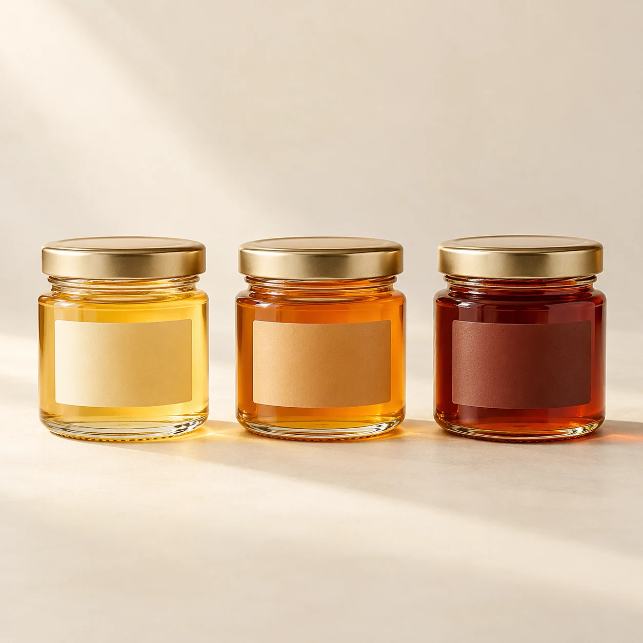 Honey tasting trio
